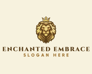 Royal Lion Crown logo design