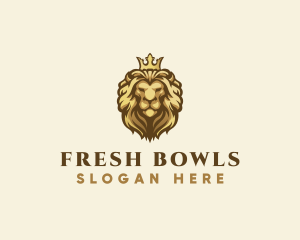 Royal Lion Crown logo design