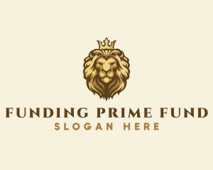 Royal Lion Crown logo design