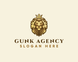 Royal Lion Crown logo design