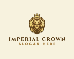 Royal Lion Crown logo design