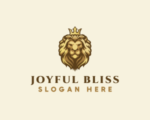 Royal Lion Crown logo design