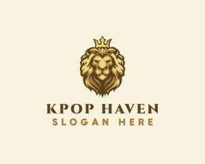 Royal Lion Crown logo design