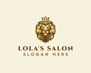 Royal Lion Crown logo design