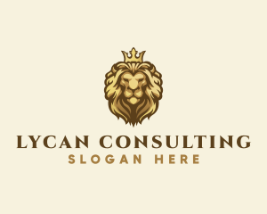 Royal Lion Crown logo design