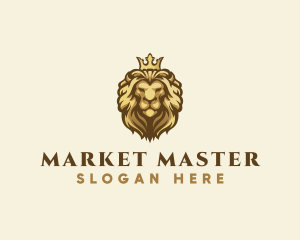 Royal Lion Crown logo design