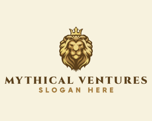 Royal Lion Crown logo design