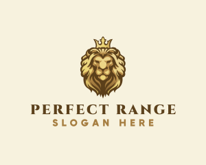 Royal Lion Crown logo design