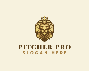 Royal Lion Crown logo design