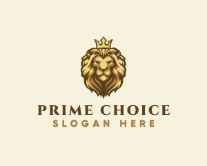 Royal Lion Crown logo design