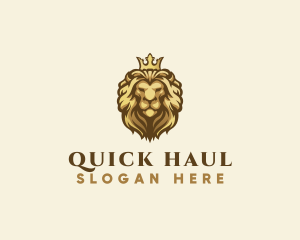 Royal Lion Crown logo design