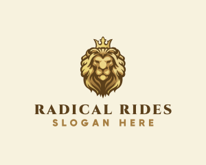 Royal Lion Crown logo design