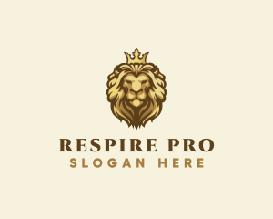 Royal Lion Crown logo design