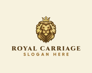 Royal Lion Crown logo design