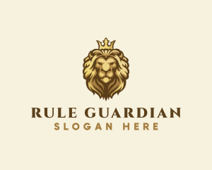 Royal Lion Crown logo design