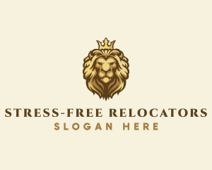 Royal Lion Crown logo design