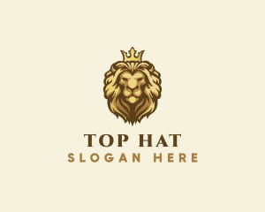 Royal Lion Crown logo design