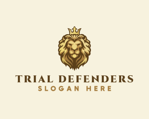 Royal Lion Crown logo design