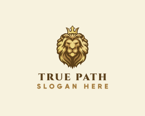 Royal Lion Crown logo design