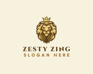 Royal Lion Crown logo design