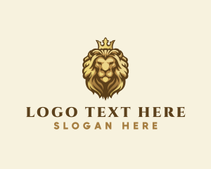 Crown - Royal Lion Crown logo design
