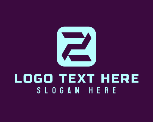 Digital Tech Letter Z Logo