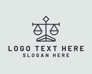 Architecture - Justice Law Firm logo design
