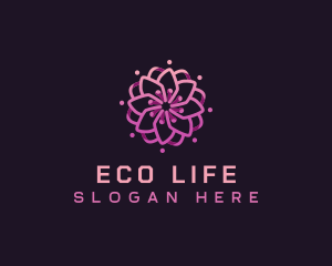 Flower Eco Technology logo design