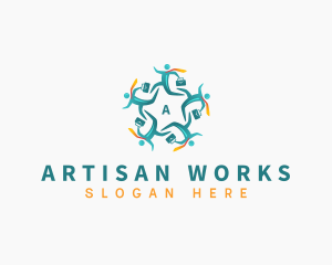 People Job Business Employee logo design