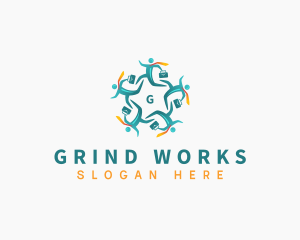 People Job Business Employee logo design