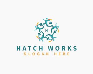 People Job Business Employee logo design