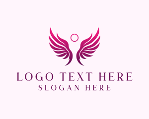 Holistic Angel Wings logo