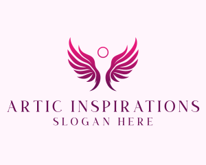 Holistic Angel Wings logo design