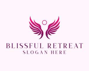 Holistic Angel Wings logo design