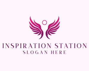 Holistic Angel Wings logo