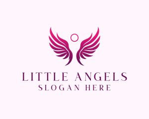 Holistic Angel Wings logo design