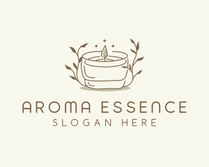 Scented Candle Floral logo