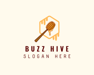 Honey Dipper Apiary logo design