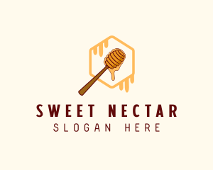 Honey Dipper Apiary logo design