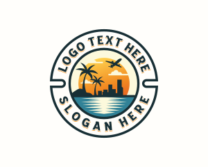 Tourist Beach Travel logo