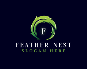 Feather Pen Quill logo design