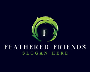 Feather Pen Quill logo design