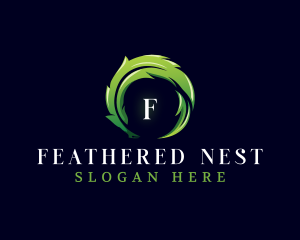 Feather Pen Quill logo design