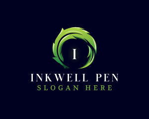 Feather Pen Quill logo design