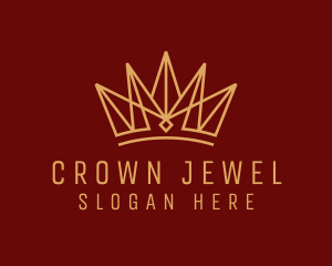 Deluxe Golden Crown logo design