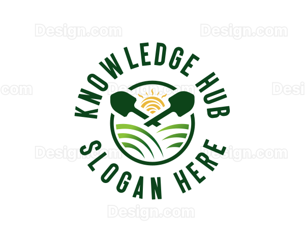 Shovel Field Agriculture Logo