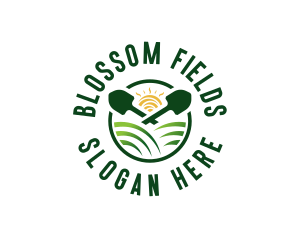 Shovel Field Agriculture logo design