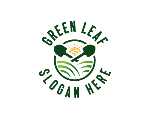 Shovel Field Agriculture logo design