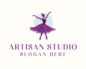 Ballet Performer Studio logo design