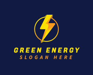 Lightning Bolt Energy logo design